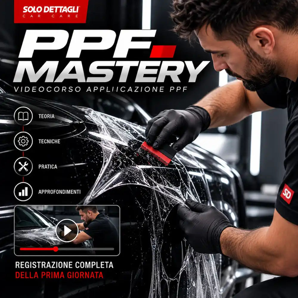 Copertina del videocorso sull'applicazione del Paint Protection Film