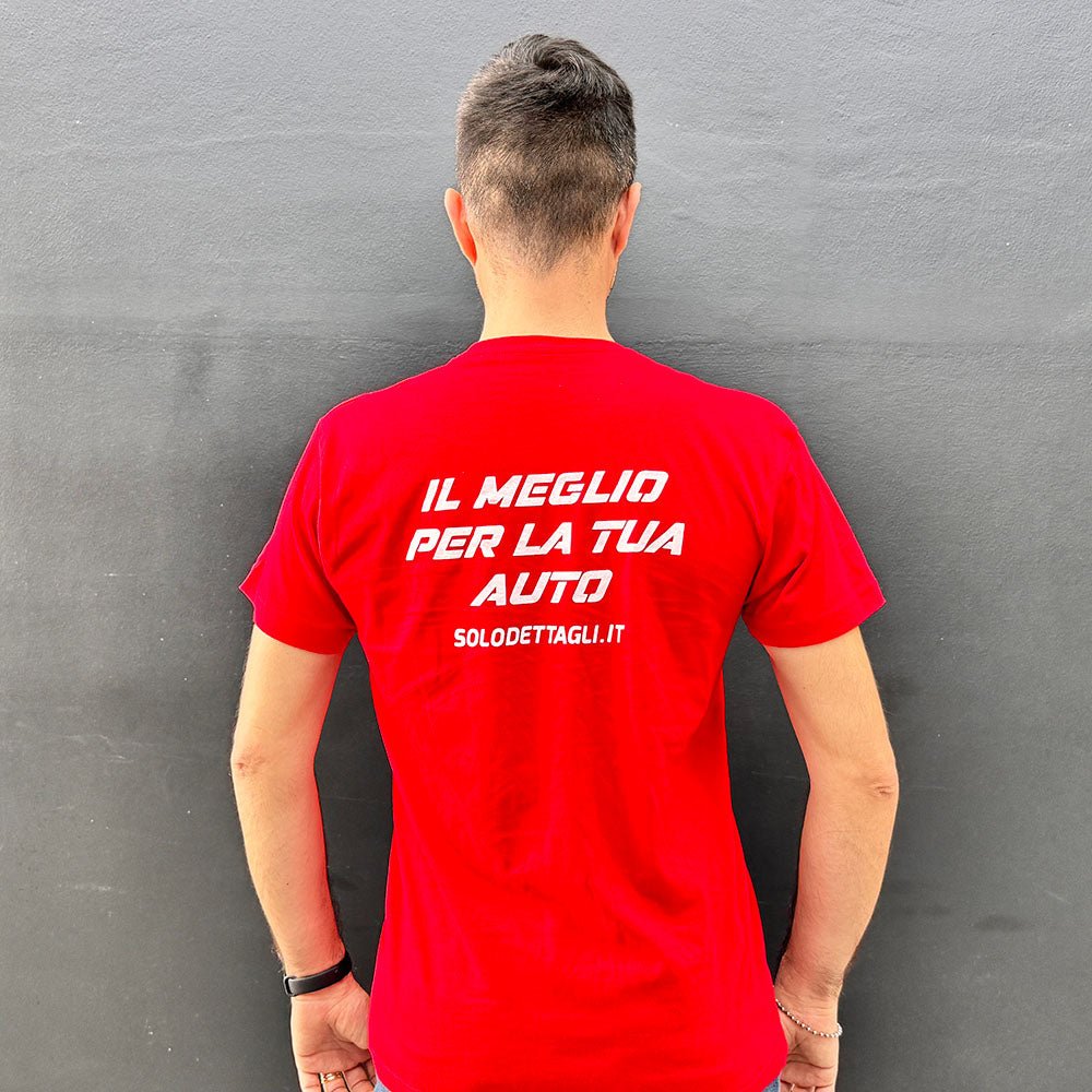 SD T-Shirt Rossa Uomo - Solodettagli
