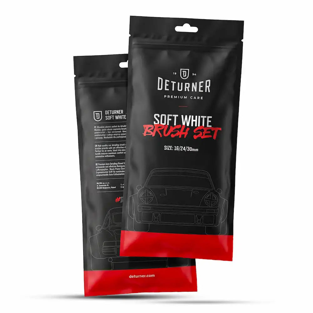 pennello morbido Deturner white brush kit 3 pennelli